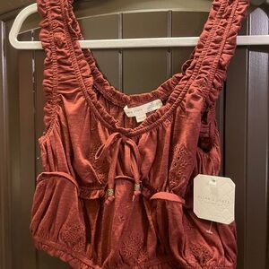 Altar'd State Women's Rust Crop Top